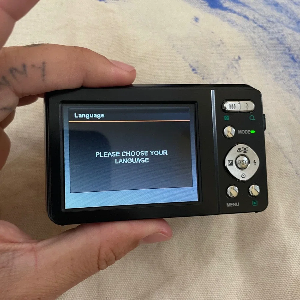 Sanyo VPC-T1495 Blue Digital Camera 14.0MP 5x Optical Zoom 720p HD Digicam